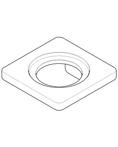 Dornbracht Wandhalter Glashalter - c 081795507-00 chrom