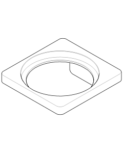 Dornbracht Wandhalter Toilettenbürst 081795510-00 150x135x85_chrom