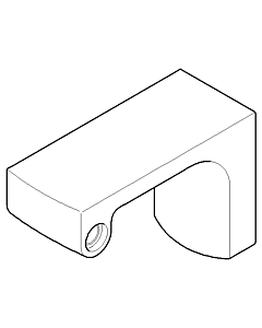 Dornbracht support mural anneau porte-serviettes chromé