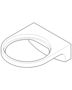 Dornbracht Wandhalter Toilettenbürst 081796506-00 chrom
