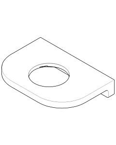 Dornbracht porte-savon mural 081796516-00 chromé