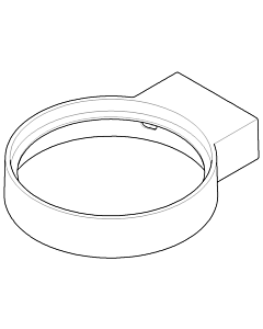 Dornbracht Wandhalter Toilettenbürst 081797503-00 chrom