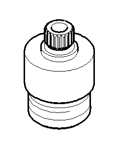Dornbracht Aufnahme Griff - 081797511-00 chrom