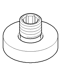 Dornbracht mobilité du pied 081797513-00 chromé