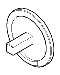 Dornbracht Halter Haken zeiteilig+Pa 08179755990 30x30x15