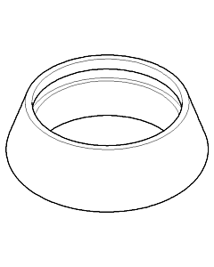 Dornbracht porte-verre debout modèle 081797650-00 chromé