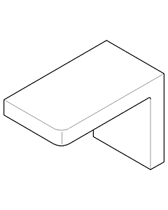 Dornbracht wall bracket right 081798506-00 chrome