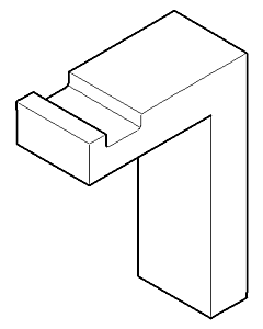 Dornbracht crochet 45 mm Symetrics 081860526-00 chromé