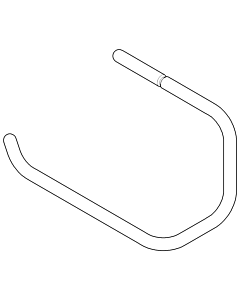 Dornbracht Bügel Papierhalter - 081870501-06 platin matt