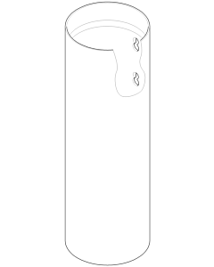 Dornbracht Gehäuse Toilettenbürste 082301503-06 platin matt