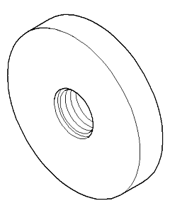 Dornbracht rosette réserve papier chromé