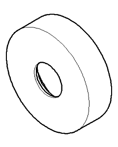 Dornbracht rosace, universal - 082797500-06 platine mat