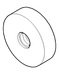 Dornbracht Rosette Haken - 082797501-00 chrom