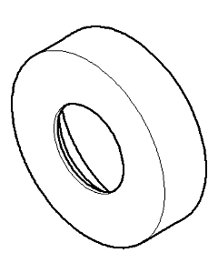 Dornbracht Rosette Wannengriff - chr 082797502-00 40,5x40,5x11_chrom