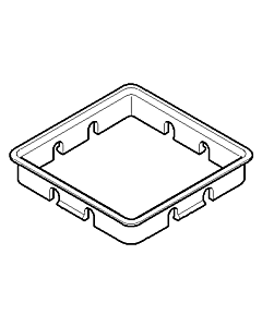 Dornbracht Ring Glashalter eckig 08281050190