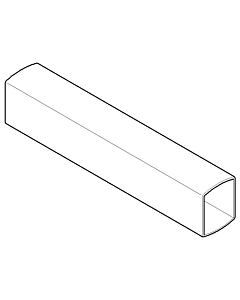 Dornbracht tube 25 x 20 x 2000 x 120 082822510-00 chrome