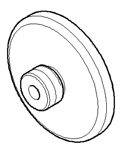 Dornbracht wall bracket hook - platinum 083011550-08 platinum