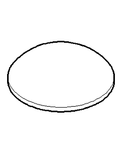 Dornbracht Zierkappe Ablage - messi 083030501-09 35x35x20_messing