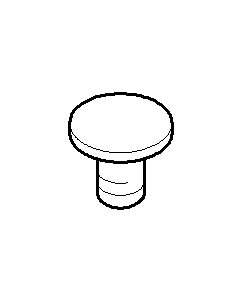 Dornbracht decorative screw 13 mm - M6 - 083030525-00 chrome
