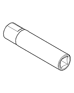 porte-papier tige Dornbracht chromé