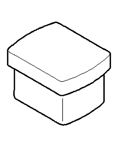 Dornbracht bouchon tube 083120528-00 chromé