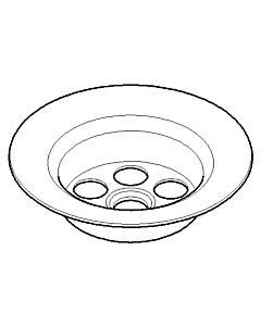 filtre de soupape Dornbracht D= 60 mm - chromé 091101005-00 chromé