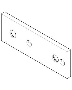 Dornbracht cover plate SCHL.-BRAUSE 091101072-00 chrome