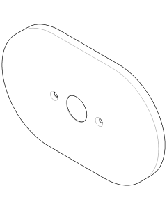 Dornbracht cover plate 091102055-00 chrome