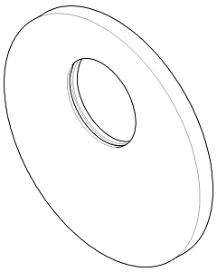 Dornbracht Platte UP-BRB chrom 091102069-00 091102069 D 150 x 10 mm Chrom