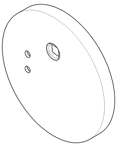 Dornbracht Platte WT- Wand eMOTE o. 091102077-00 chrom