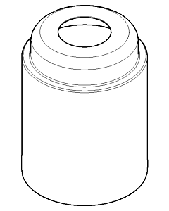 Dornbracht Haube Wannenr.-EHM - chro 091102111-00 100x60x60_chrom