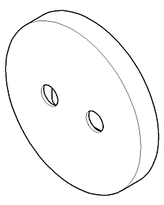 capteur de plaque Dornbracht - 091102124-00 chromé