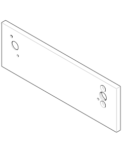 Dornbracht rosette 091102127-47 091102127 235 x 78 x 8.5 mm Champagne