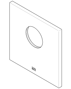 Dornbracht X-Stream - EHM BRB, cover 091102130-00 chrome