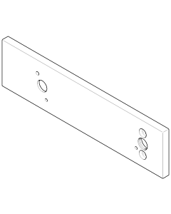 Dornbracht eVALVE Rosette 091102133-49 091102133 240 x 60 x 9 mm Cyprum