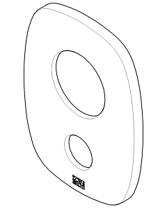Dornbracht cover plate 091102140-00 chrome