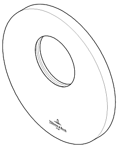 Dornbracht Abdeckung xTOOL Thermo - 091102160-00 chrom
