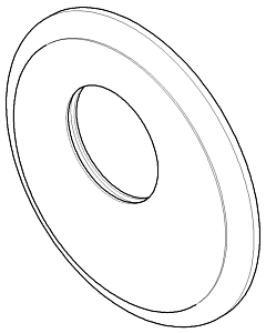 Dornbracht couvercle xTOOL THM 091102163-09 laiton