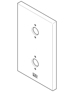 Dornbracht plaque de recouvrement pour UP-TH Ersatzteile 091102234-00 chromé