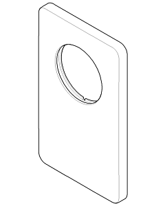 Dornbracht cover plate or diverter 091102253-00 chrome