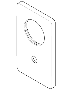 Dornbracht cover plate changeover 091102254-00 chrome