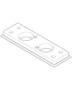 Dornbracht mounting plate 091102290-33 matt black