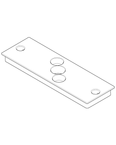 Dornbracht mounting plate 091102291-33 matt black