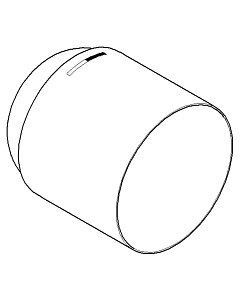 hotte Dornbracht 091102295-06 091102295 D.50 x 58 mm platine mat