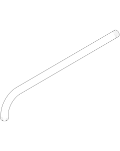 Dornbracht wall connection pipe chrome 091103017-00 D 21 x 450 mm Chrome