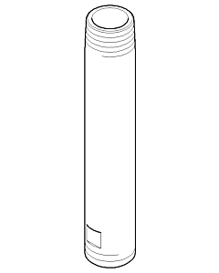 Dornbracht ceiling connection pipe 091103018-09 brass