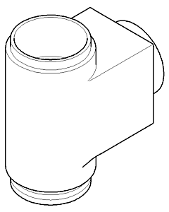 corps de connecteur Dornbracht - 091103052-00 chromé