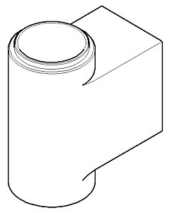 Dornbracht Anschluss 091103054-06 091103054 31,5 x 62 x 57 mm platin matt