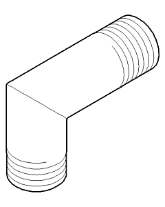 Dornbracht Anschluss 091103121-47 091103121 61,5 x 42,5 x 21 mm Champagne