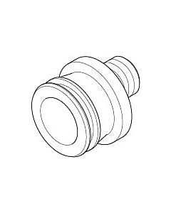 Dornbracht Anschl. exz. vernickelt 091104035-07 x 47,5 mm roh vernickelt